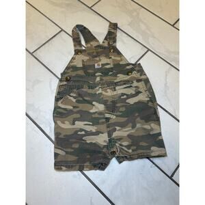 Baby Carhartt Camo Overalls Size 24 M  Hunting Fishing Outdoors Canvas